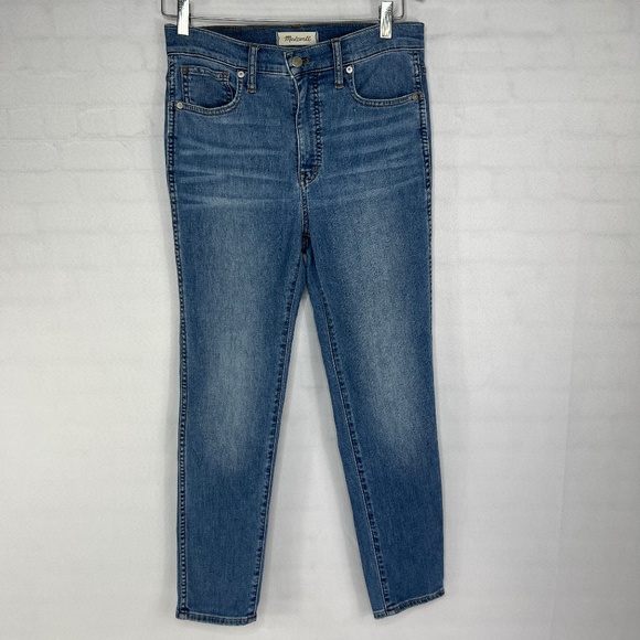 Madewell 10" High Rise Skinny Crop Jeans Size: 26 - Picture 5 of 16